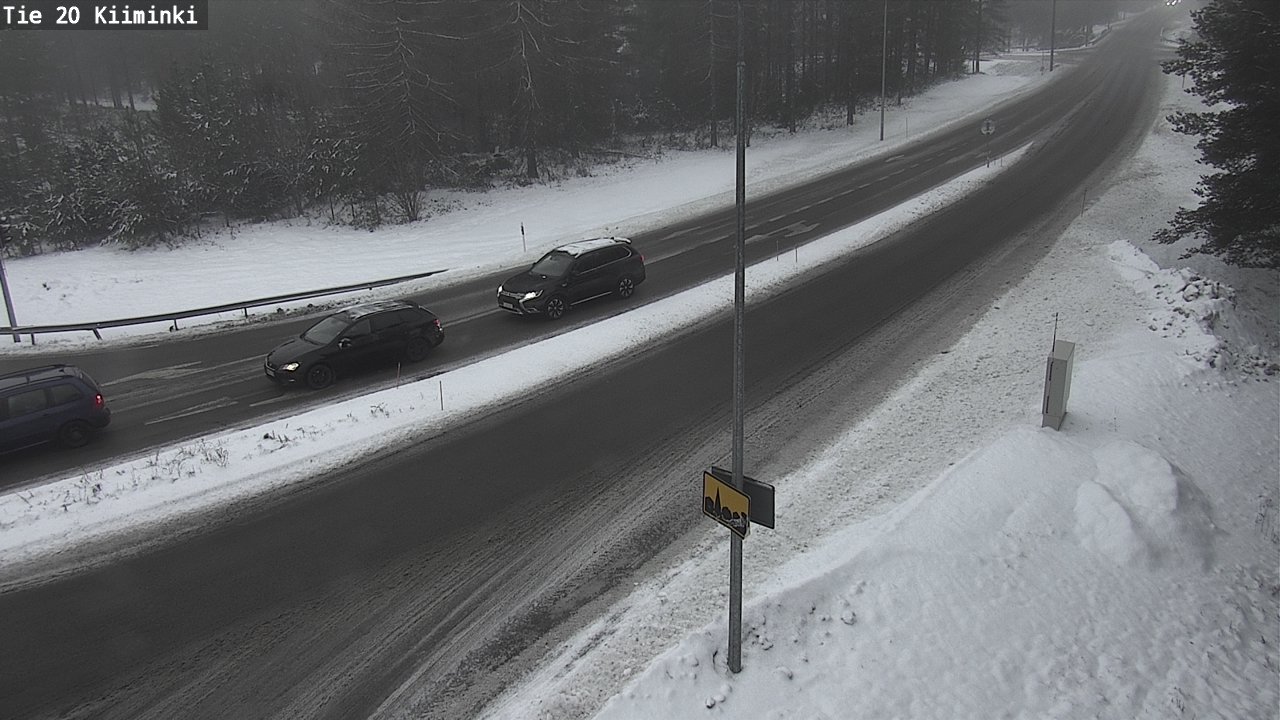 Weather Camera Image Road 20 Oulu Kiiminki, Oulu, Pohjois-Pohjanmaa