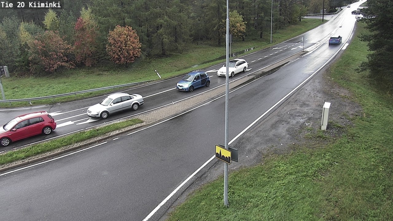 Weather Camera Image Road 20 Oulu Kiiminki, Oulu, Pohjois-Pohjanmaa