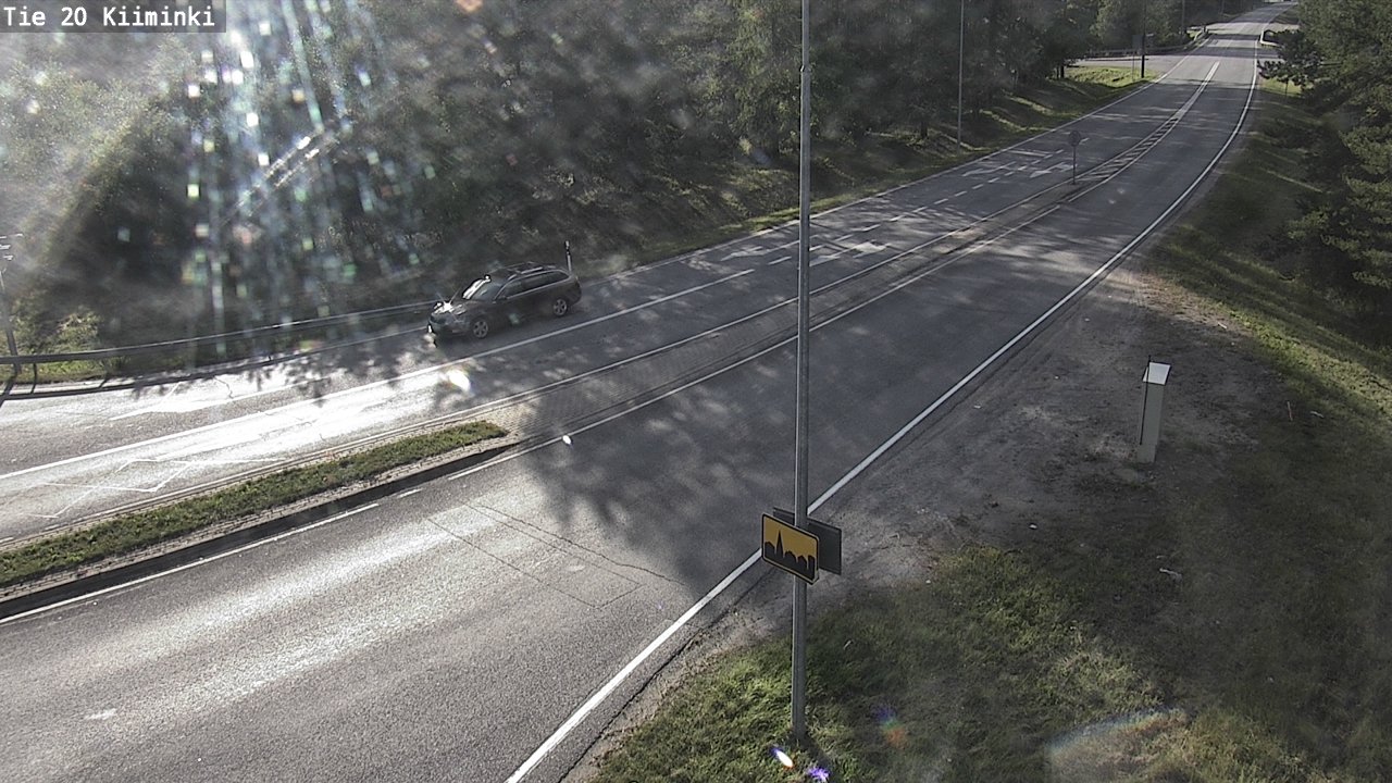 Weather Camera Image Road 20 Oulu Kiiminki, Oulu, Pohjois-Pohjanmaa