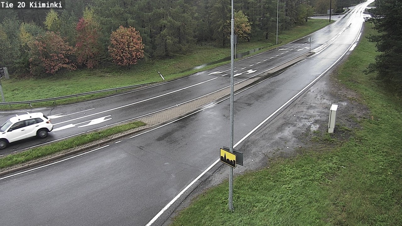 Weather Camera Image Road 20 Oulu Kiiminki, Oulu, Pohjois-Pohjanmaa