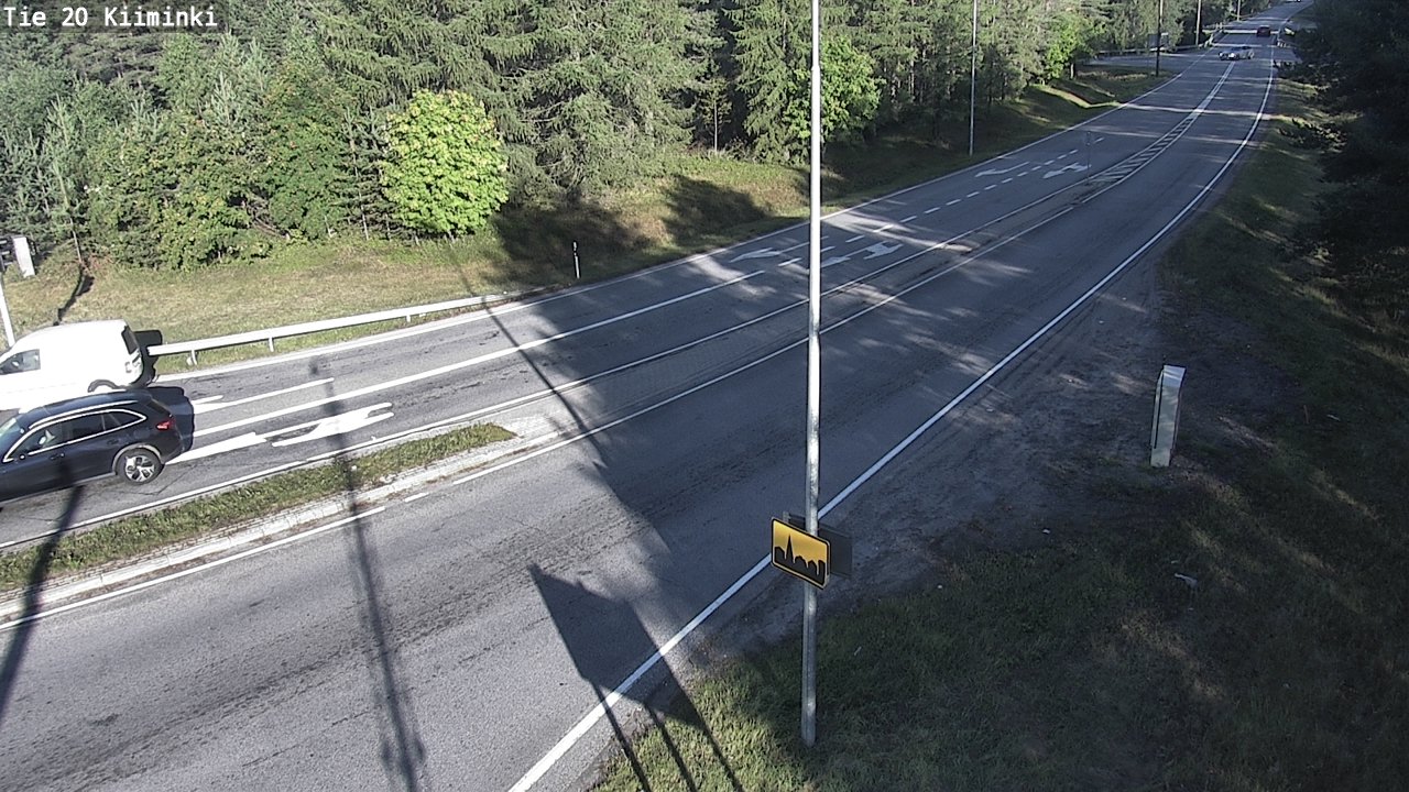Weather Camera Image Road 20 Oulu Kiiminki, Oulu, Pohjois-Pohjanmaa
