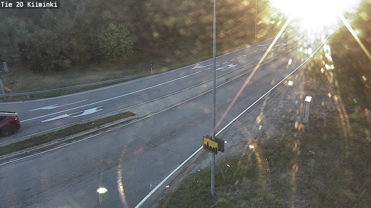 Weather Camera Image Road 20 Oulu Kiiminki, Oulu, Pohjois-Pohjanmaa