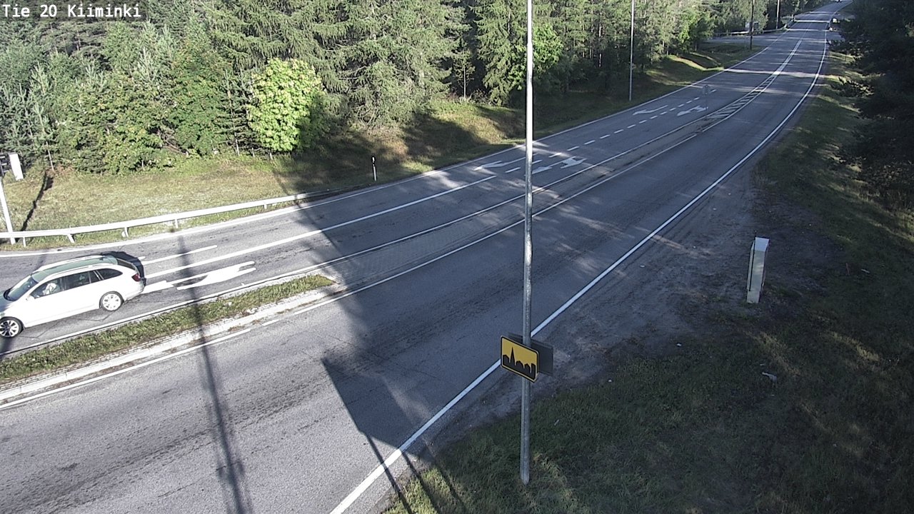 Weather Camera Image Road 20 Oulu Kiiminki, Oulu, Pohjois-Pohjanmaa