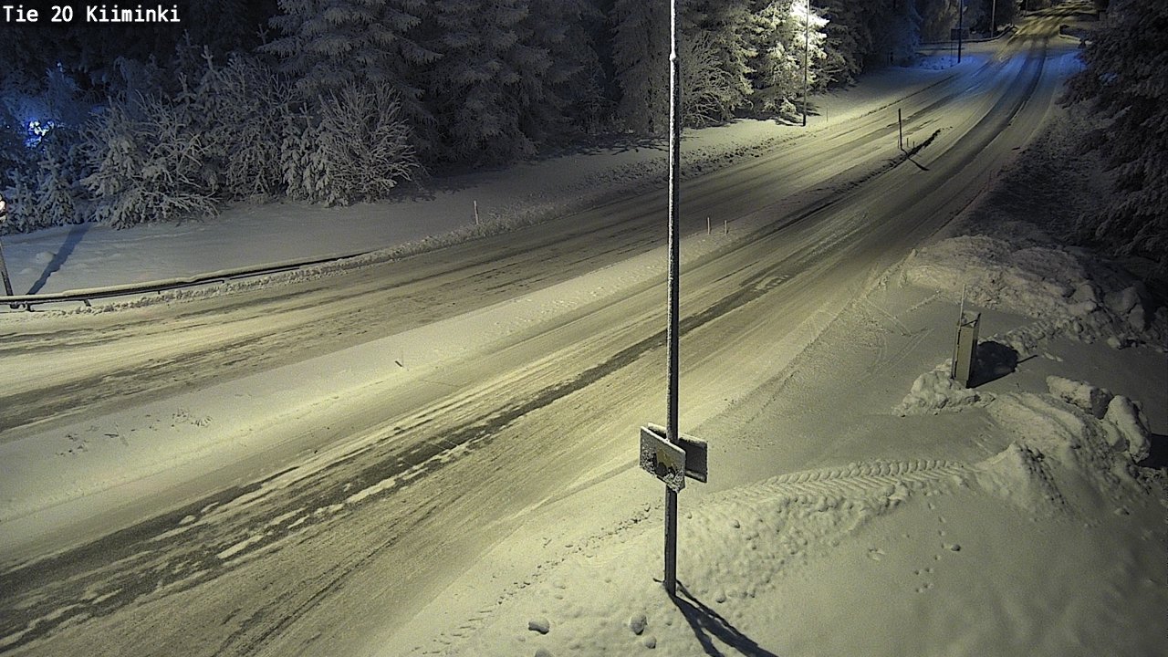Weather Camera Image Road 20 Oulu Kiiminki, Oulu, Pohjois-Pohjanmaa