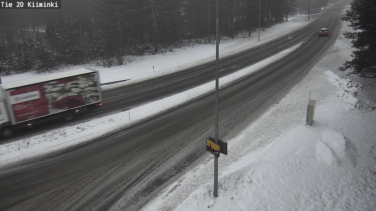 Weather Camera Image Road 20 Oulu Kiiminki, Oulu, Pohjois-Pohjanmaa