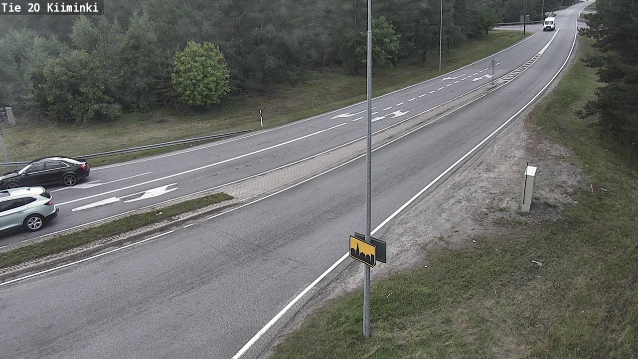 Weather Camera Image Road 20 Oulu Kiiminki, Oulu, Pohjois-Pohjanmaa