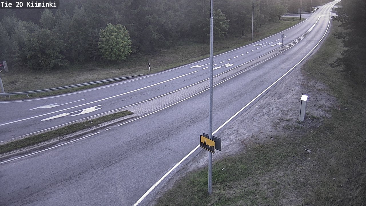 Weather Camera Image Road 20 Oulu Kiiminki, Oulu, Pohjois-Pohjanmaa