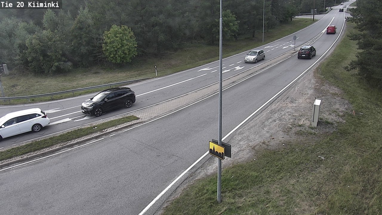 Weather Camera Image Road 20 Oulu Kiiminki, Oulu, Pohjois-Pohjanmaa