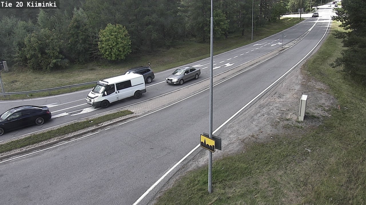 Weather Camera Image Road 20 Oulu Kiiminki, Oulu, Pohjois-Pohjanmaa