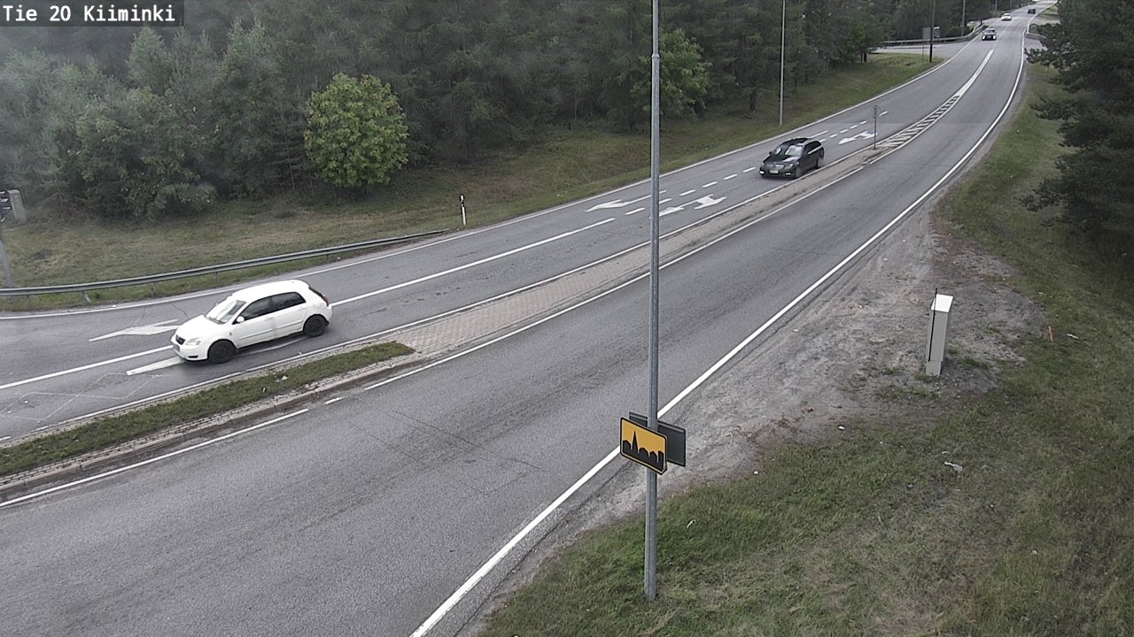 Weather Camera Image Road 20 Oulu Kiiminki, Oulu, Pohjois-Pohjanmaa