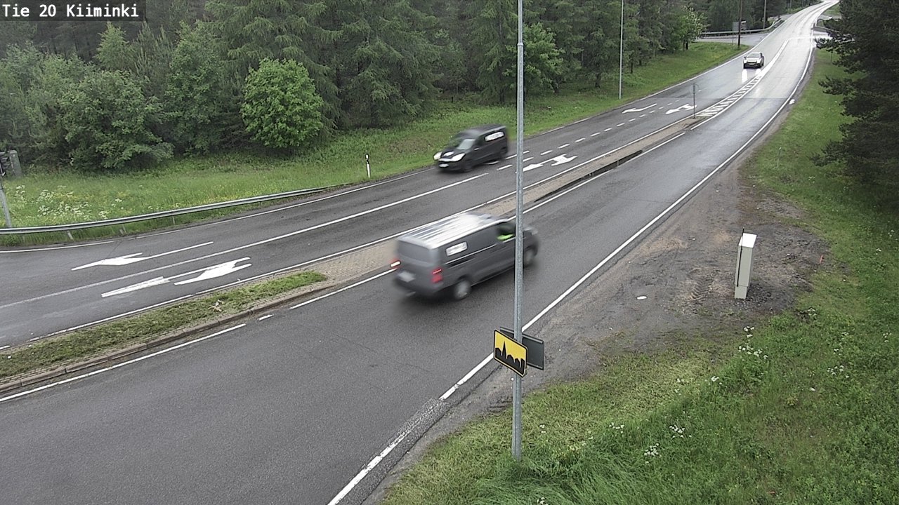 Weather Camera Image Road 20 Oulu Kiiminki, Oulu, Pohjois-Pohjanmaa
