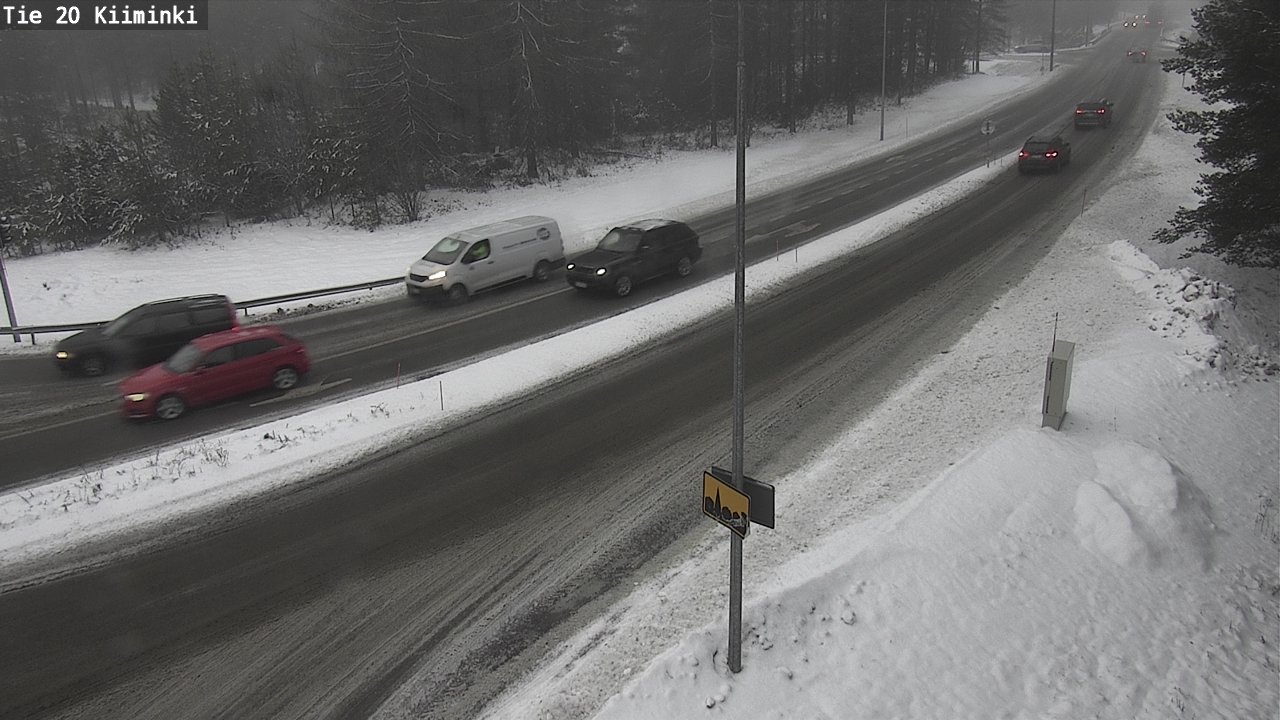 Weather Camera Image Road 20 Oulu Kiiminki, Oulu, Pohjois-Pohjanmaa