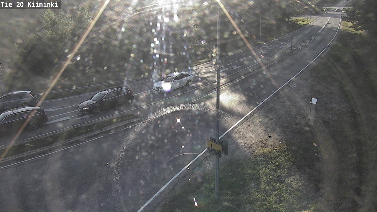 Weather Camera Image Road 20 Oulu Kiiminki, Oulu, Pohjois-Pohjanmaa
