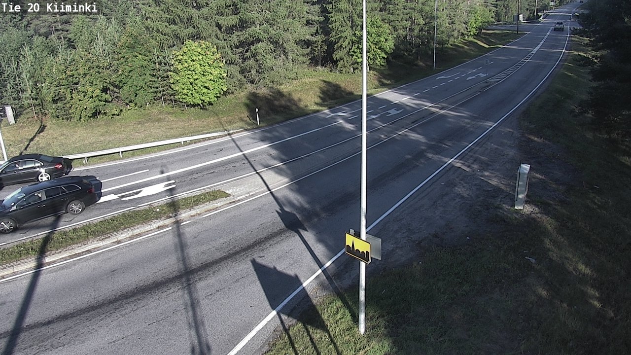 Weather Camera Image Road 20 Oulu Kiiminki, Oulu, Pohjois-Pohjanmaa