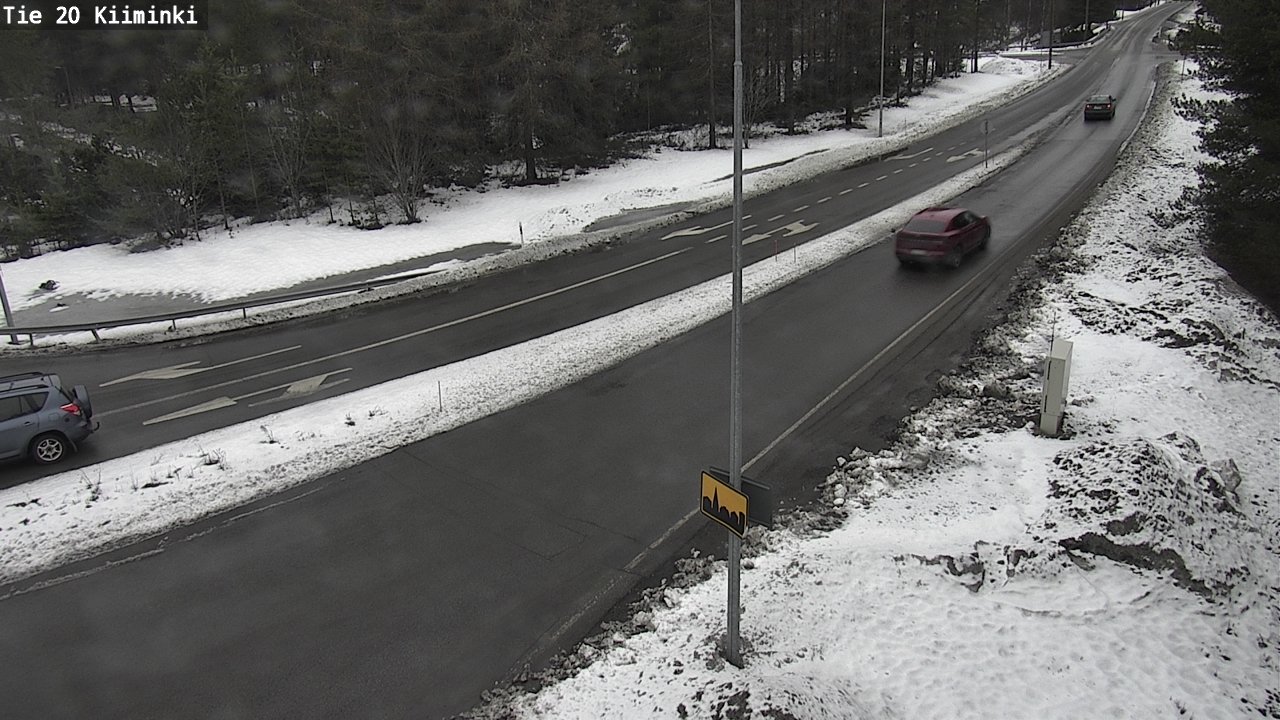 Weather Camera Image Road 20 Oulu Kiiminki, Oulu, Pohjois-Pohjanmaa
