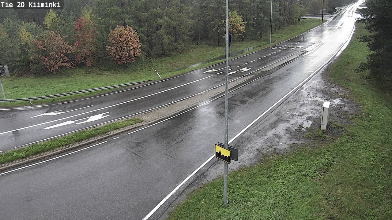Weather Camera Image Road 20 Oulu Kiiminki, Oulu, Pohjois-Pohjanmaa
