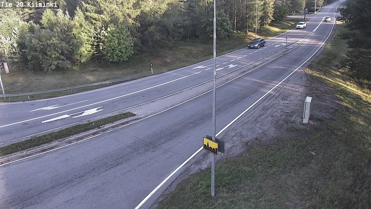 Weather Camera Image Road 20 Oulu Kiiminki, Oulu, Pohjois-Pohjanmaa