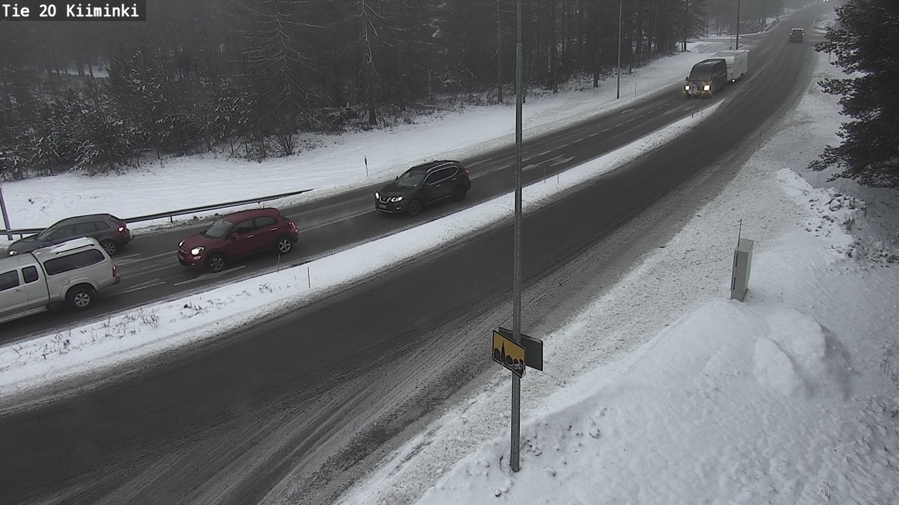 Weather Camera Image Road 20 Oulu Kiiminki, Oulu, Pohjois-Pohjanmaa