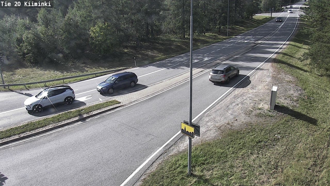 Weather Camera Image Road 20 Oulu Kiiminki, Oulu, Pohjois-Pohjanmaa