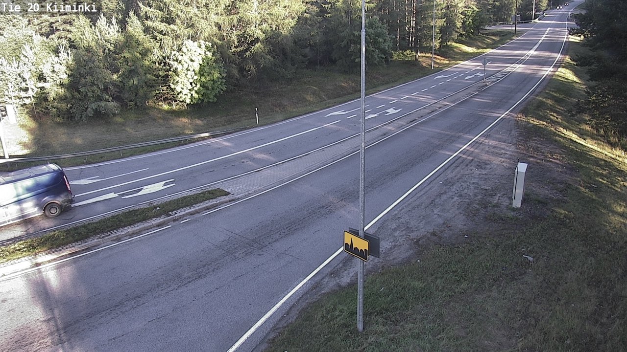 Weather Camera Image Road 20 Oulu Kiiminki, Oulu, Pohjois-Pohjanmaa