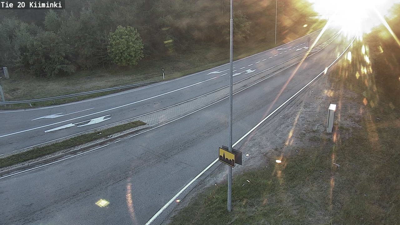Weather Camera Image Road 20 Oulu Kiiminki, Oulu, Pohjois-Pohjanmaa
