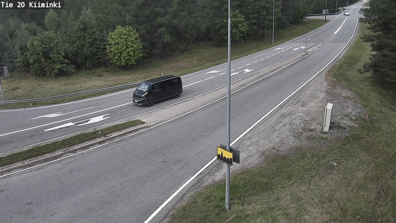 Weather Camera Image Road 20 Oulu Kiiminki, Oulu, Pohjois-Pohjanmaa
