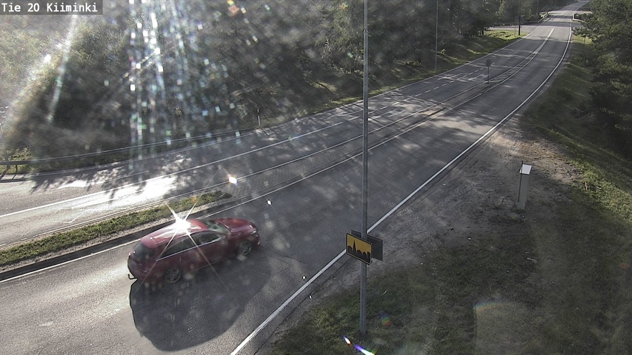 Weather Camera Image Road 20 Oulu Kiiminki, Oulu, Pohjois-Pohjanmaa