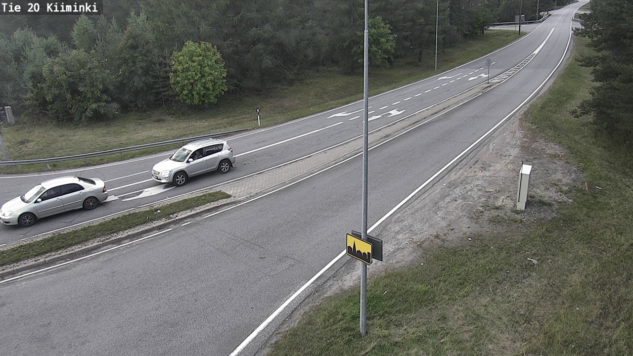 Weather Camera Image Road 20 Oulu Kiiminki, Oulu, Pohjois-Pohjanmaa