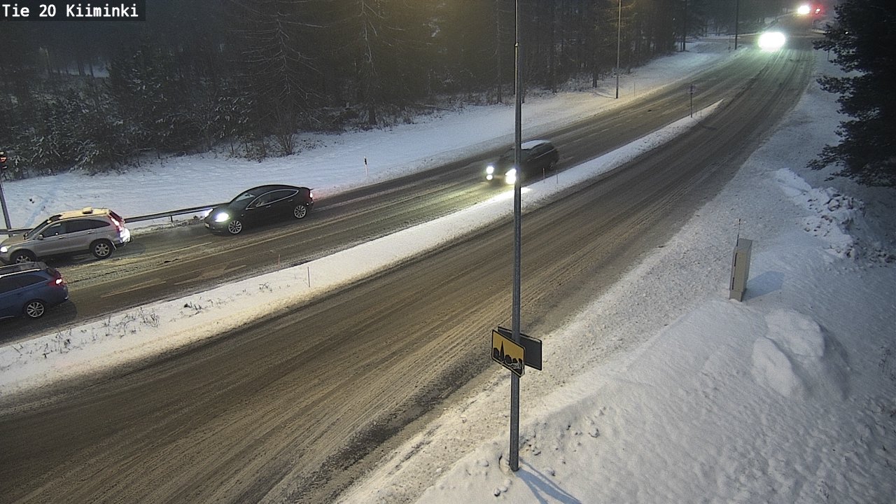 Weather Camera Image Road 20 Oulu Kiiminki, Oulu, Pohjois-Pohjanmaa