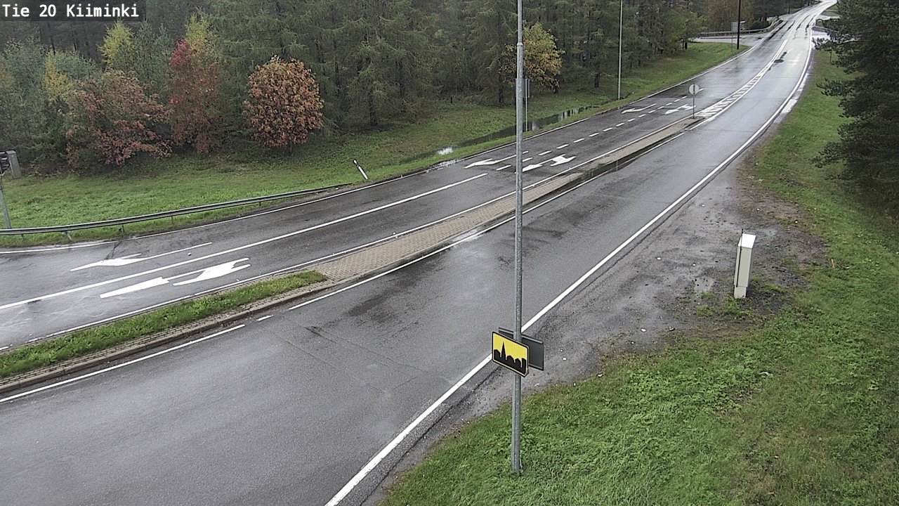 Weather Camera Image Road 20 Oulu Kiiminki, Oulu, Pohjois-Pohjanmaa