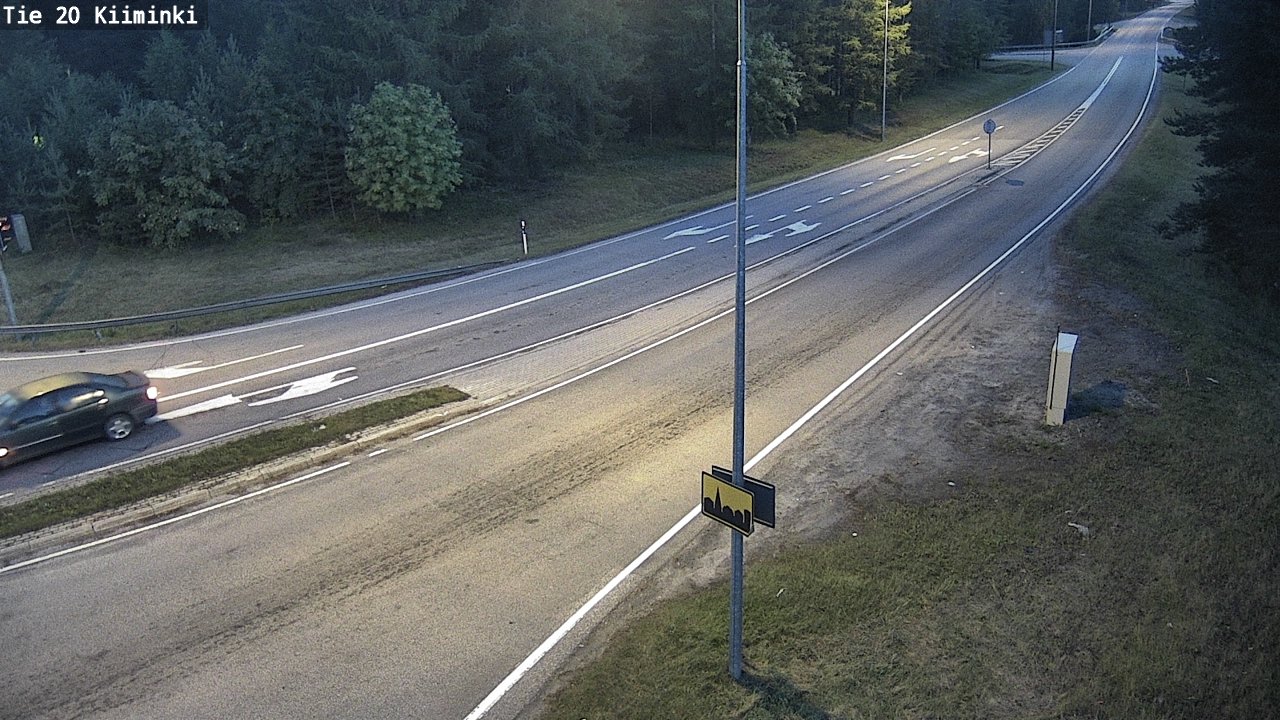 Weather Camera Image Road 20 Oulu Kiiminki, Oulu, Pohjois-Pohjanmaa