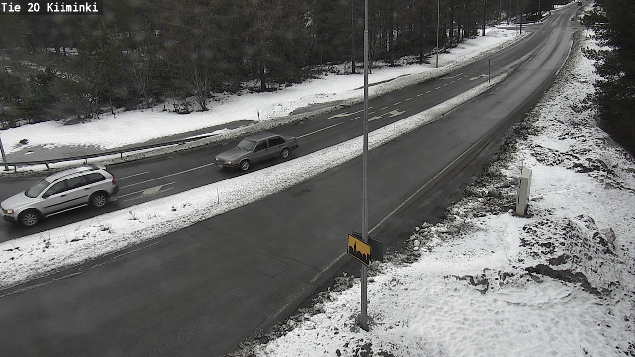 Weather Camera Image Road 20 Oulu Kiiminki, Oulu, Pohjois-Pohjanmaa