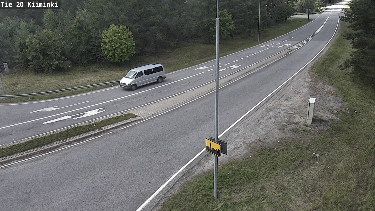 Weather Camera Image Road 20 Oulu Kiiminki, Oulu, Pohjois-Pohjanmaa
