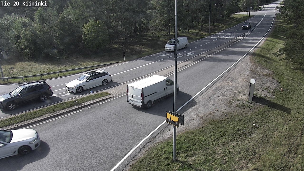 Weather Camera Image Road 20 Oulu Kiiminki, Oulu, Pohjois-Pohjanmaa