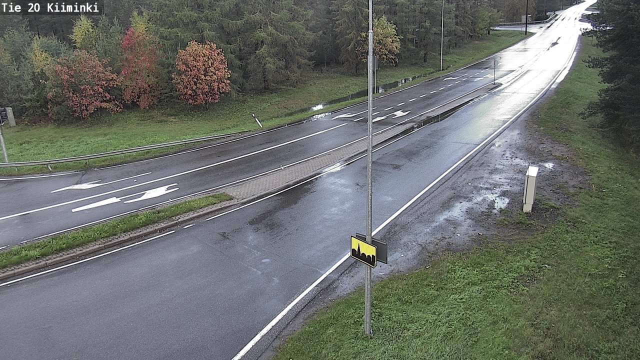 Weather Camera Image Road 20 Oulu Kiiminki, Oulu, Pohjois-Pohjanmaa