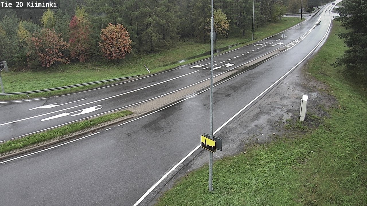 Weather Camera Image Road 20 Oulu Kiiminki, Oulu, Pohjois-Pohjanmaa