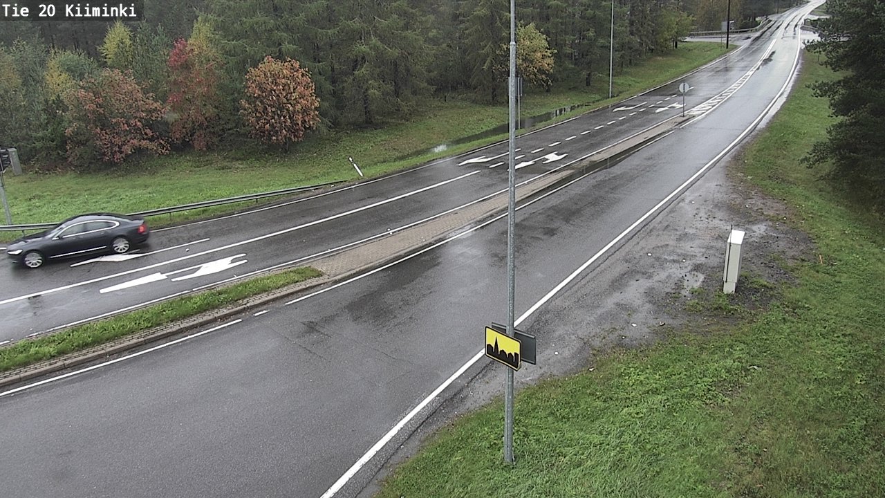 Weather Camera Image Road 20 Oulu Kiiminki, Oulu, Pohjois-Pohjanmaa