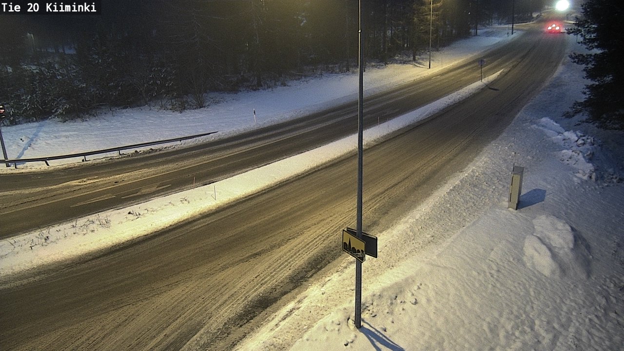 Weather Camera Image Road 20 Oulu Kiiminki, Oulu, Pohjois-Pohjanmaa