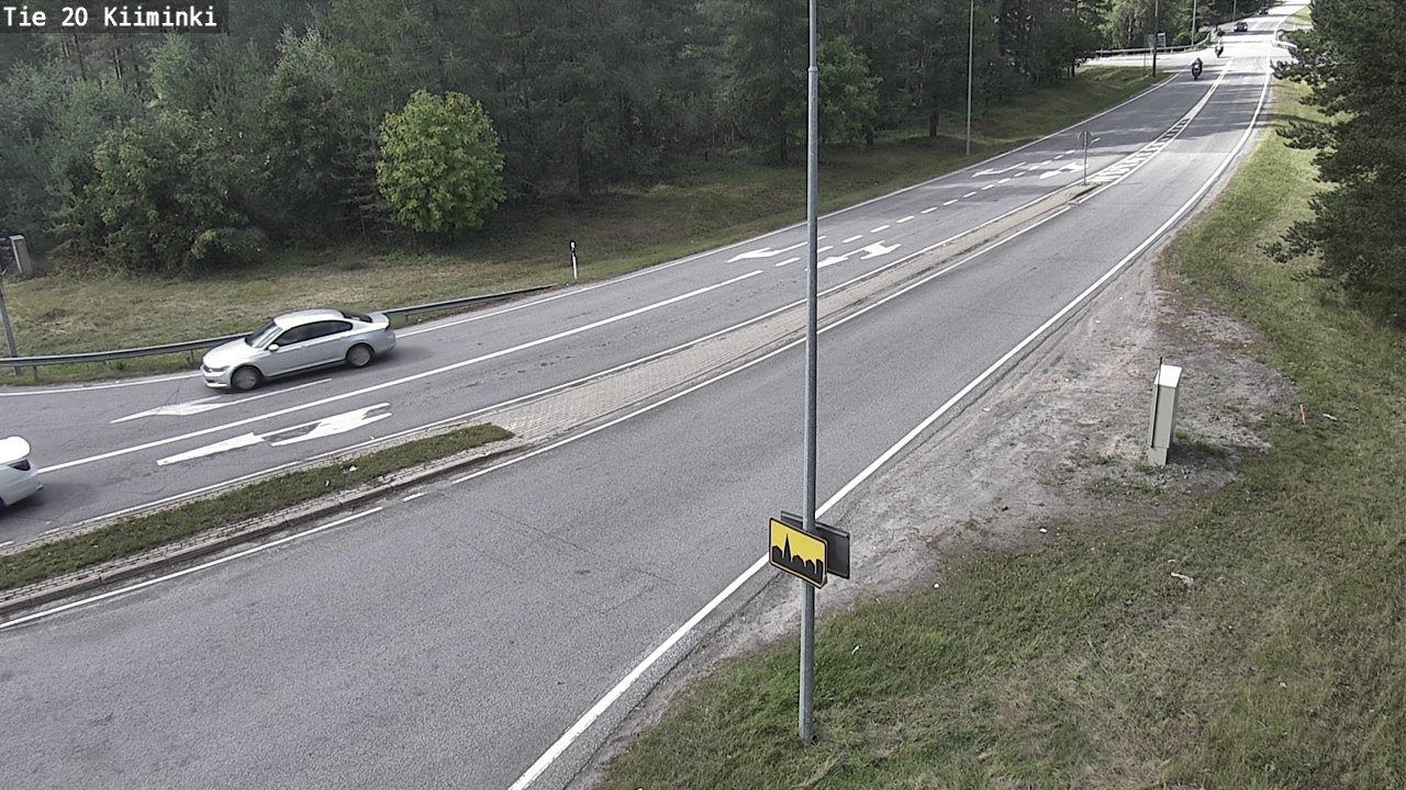 Weather Camera Image Road 20 Oulu Kiiminki, Oulu, Pohjois-Pohjanmaa
