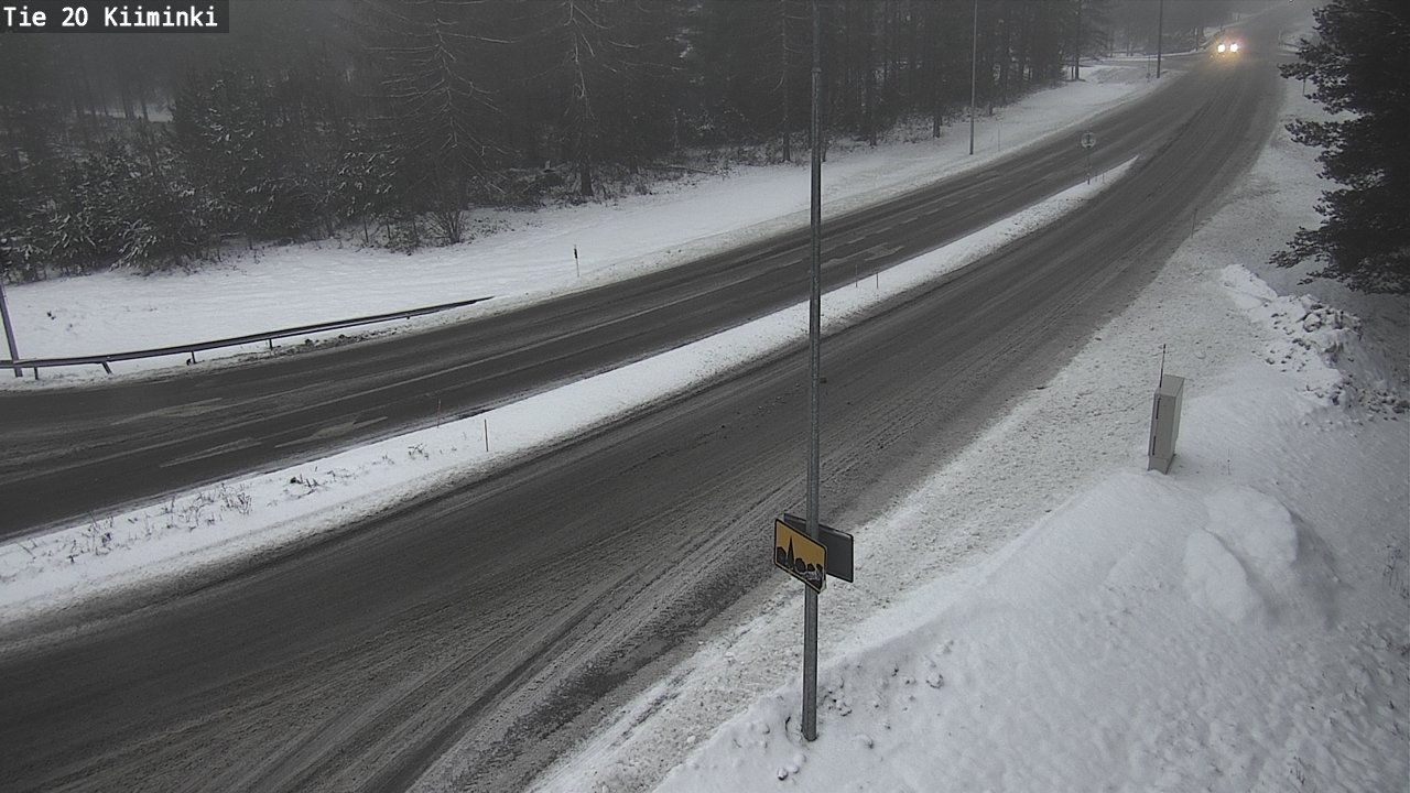Weather Camera Image Road 20 Oulu Kiiminki, Oulu, Pohjois-Pohjanmaa
