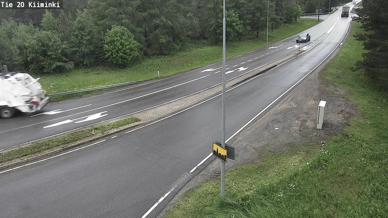 Weather Camera Image Road 20 Oulu Kiiminki, Oulu, Pohjois-Pohjanmaa