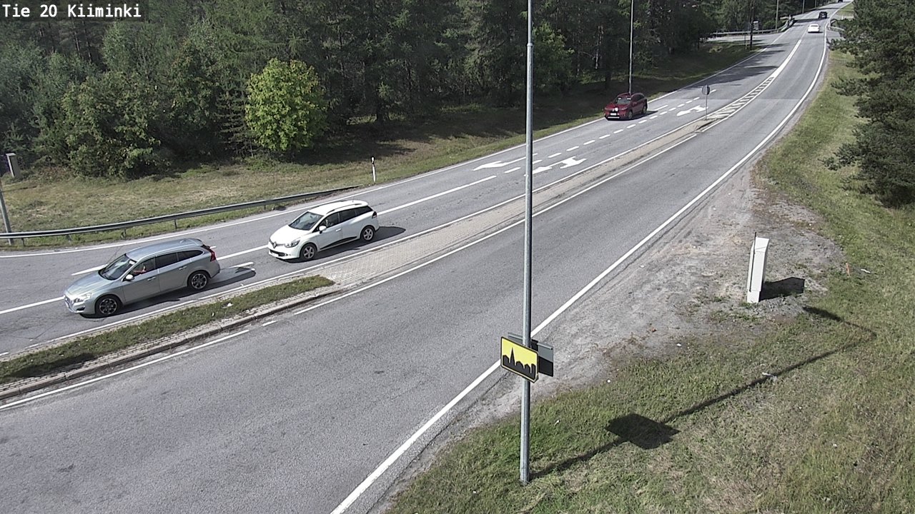 Weather Camera Image Road 20 Oulu Kiiminki, Oulu, Pohjois-Pohjanmaa