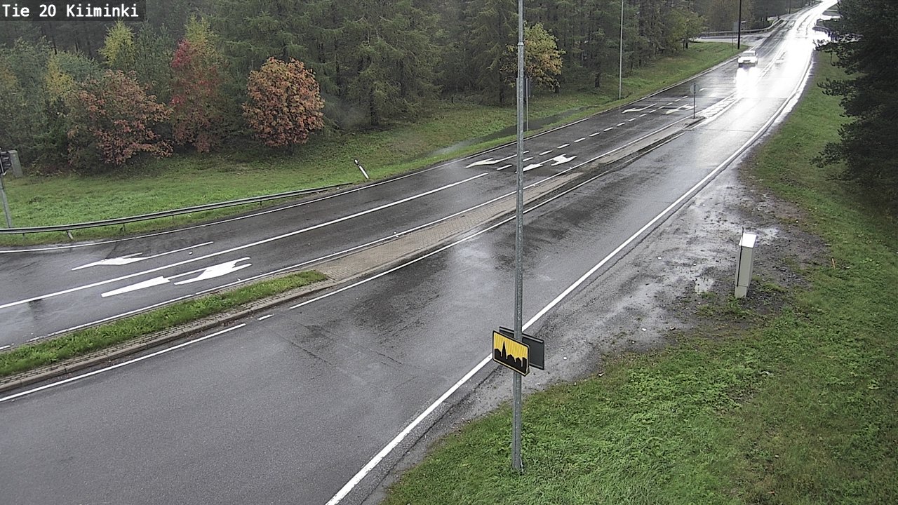 Weather Camera Image Road 20 Oulu Kiiminki, Oulu, Pohjois-Pohjanmaa