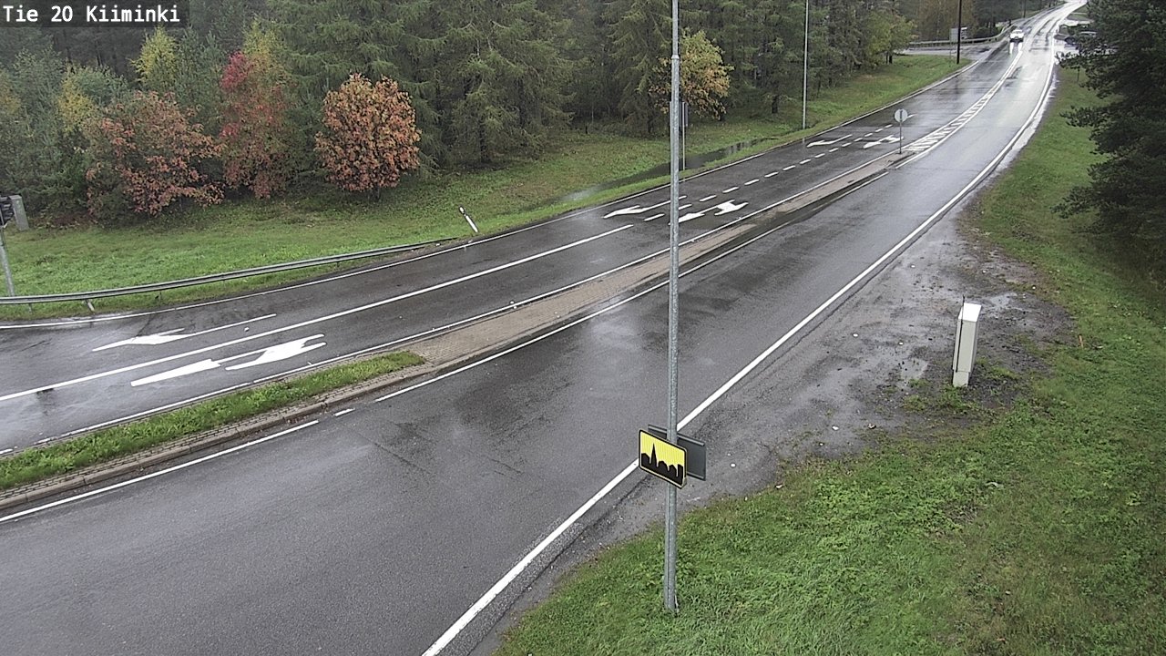 Weather Camera Image Road 20 Oulu Kiiminki, Oulu, Pohjois-Pohjanmaa