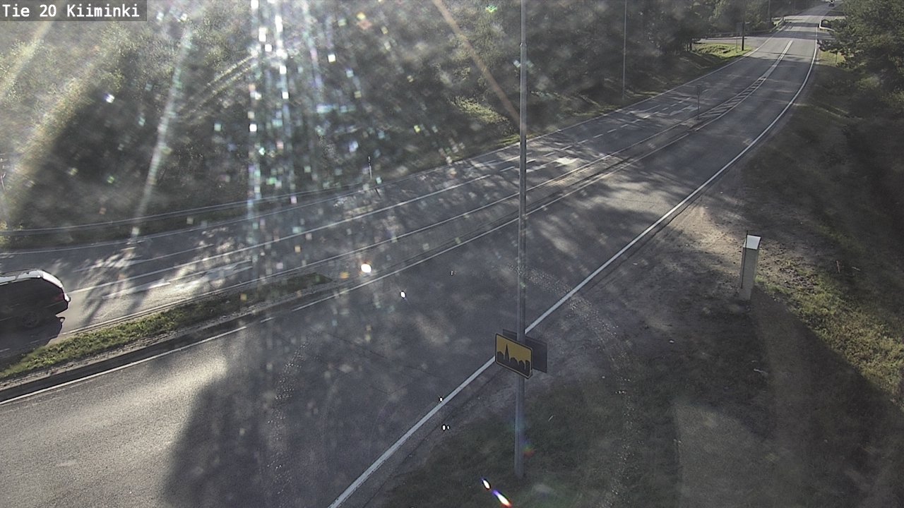 Weather Camera Image Road 20 Oulu Kiiminki, Oulu, Pohjois-Pohjanmaa