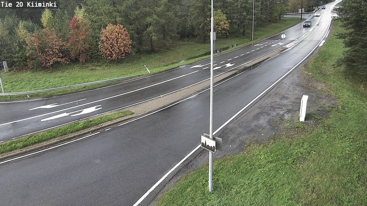 Weather Camera Image Road 20 Oulu Kiiminki, Oulu, Pohjois-Pohjanmaa