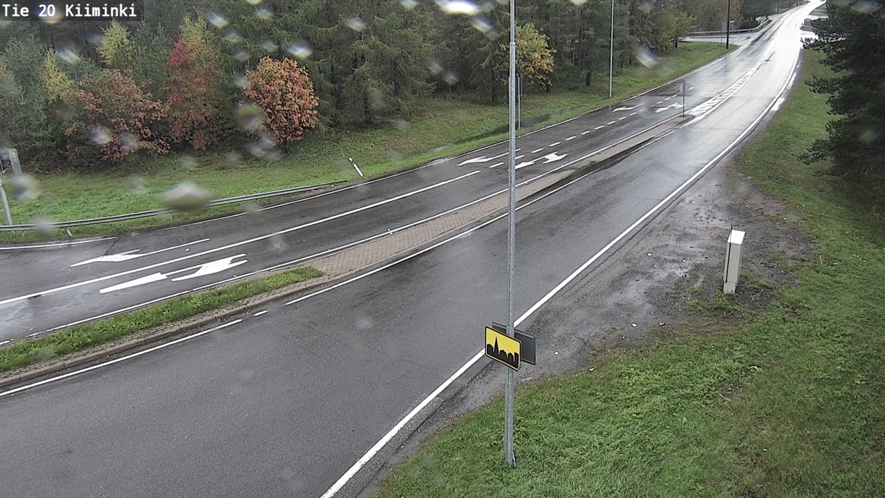 Weather Camera Image Road 20 Oulu Kiiminki, Oulu, Pohjois-Pohjanmaa