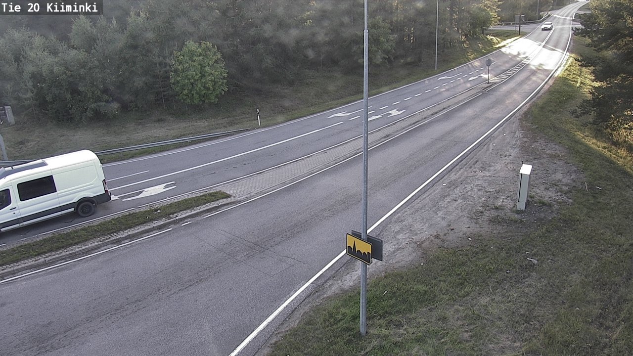 Weather Camera Image Road 20 Oulu Kiiminki, Oulu, Pohjois-Pohjanmaa