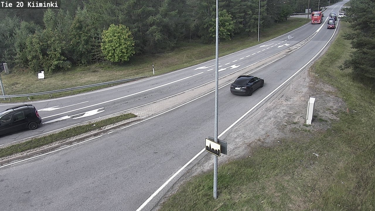 Weather Camera Image Road 20 Oulu Kiiminki, Oulu, Pohjois-Pohjanmaa