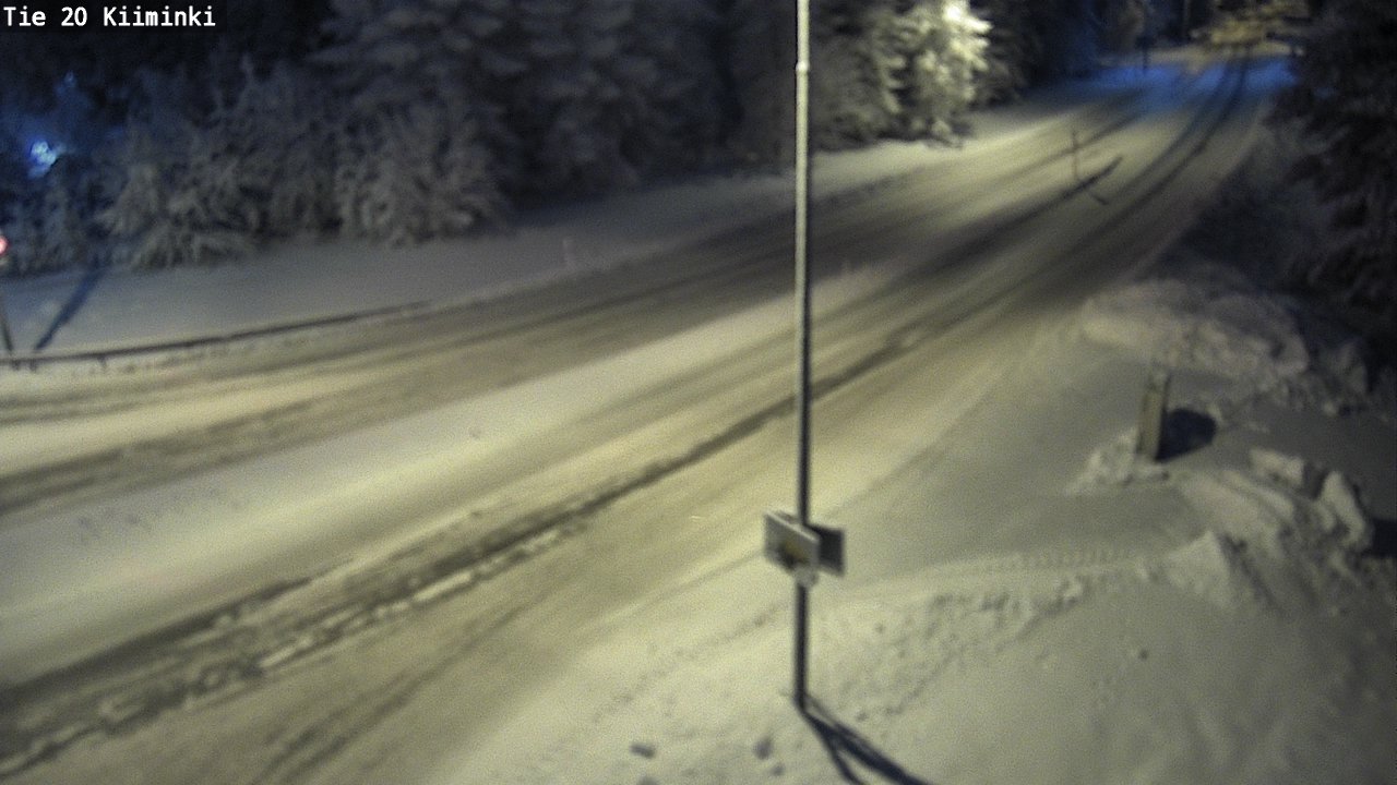 Weather Camera Image Road 20 Oulu Kiiminki, Oulu, Pohjois-Pohjanmaa